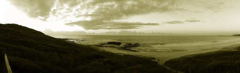 Early morning checking the surf